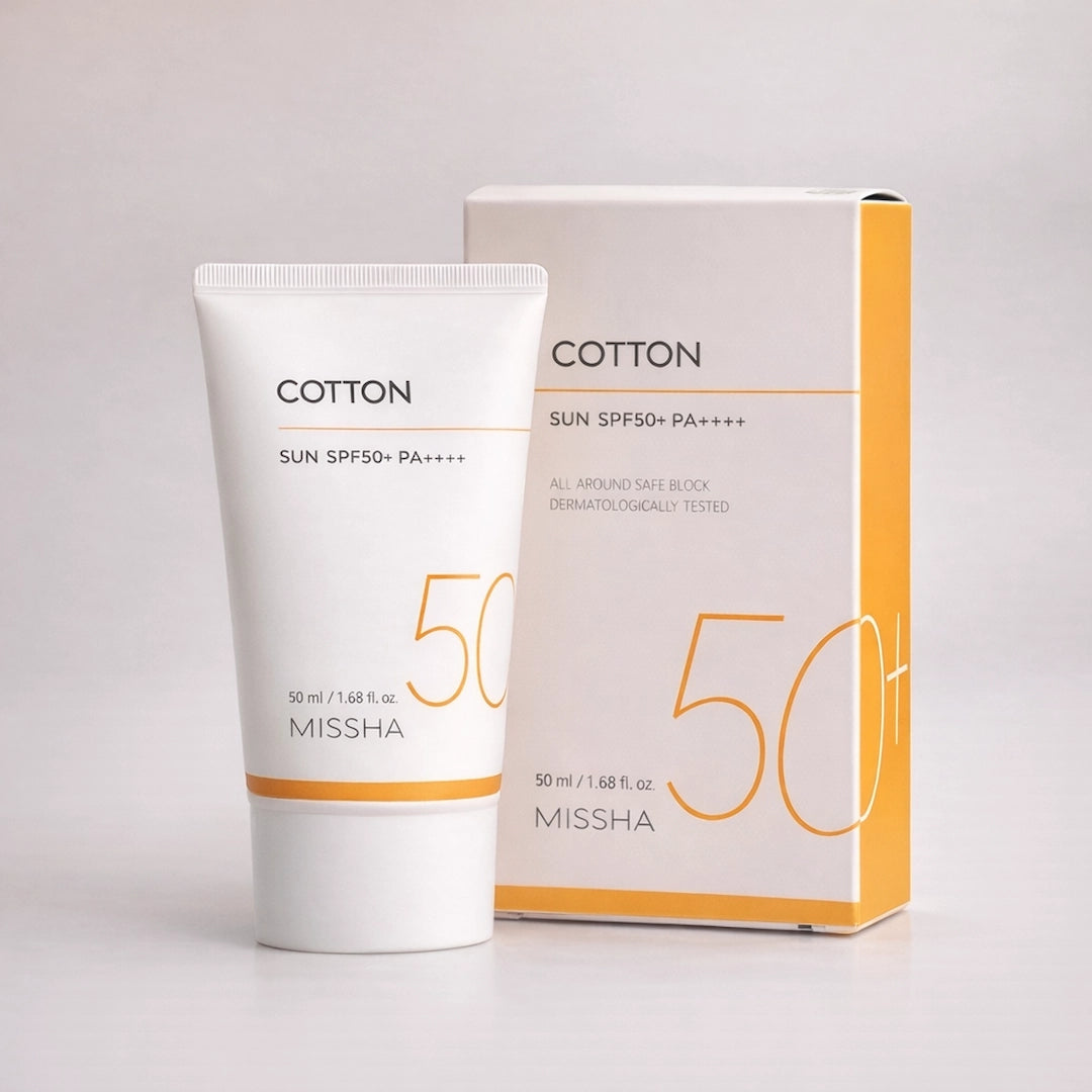 Missha All Around Safe Block Cotton Sun 50ml SPF50+ PA++++