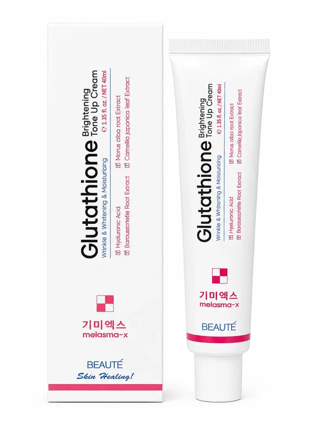 Beaute X Malesma glutathione brightening tone up cream 45ml