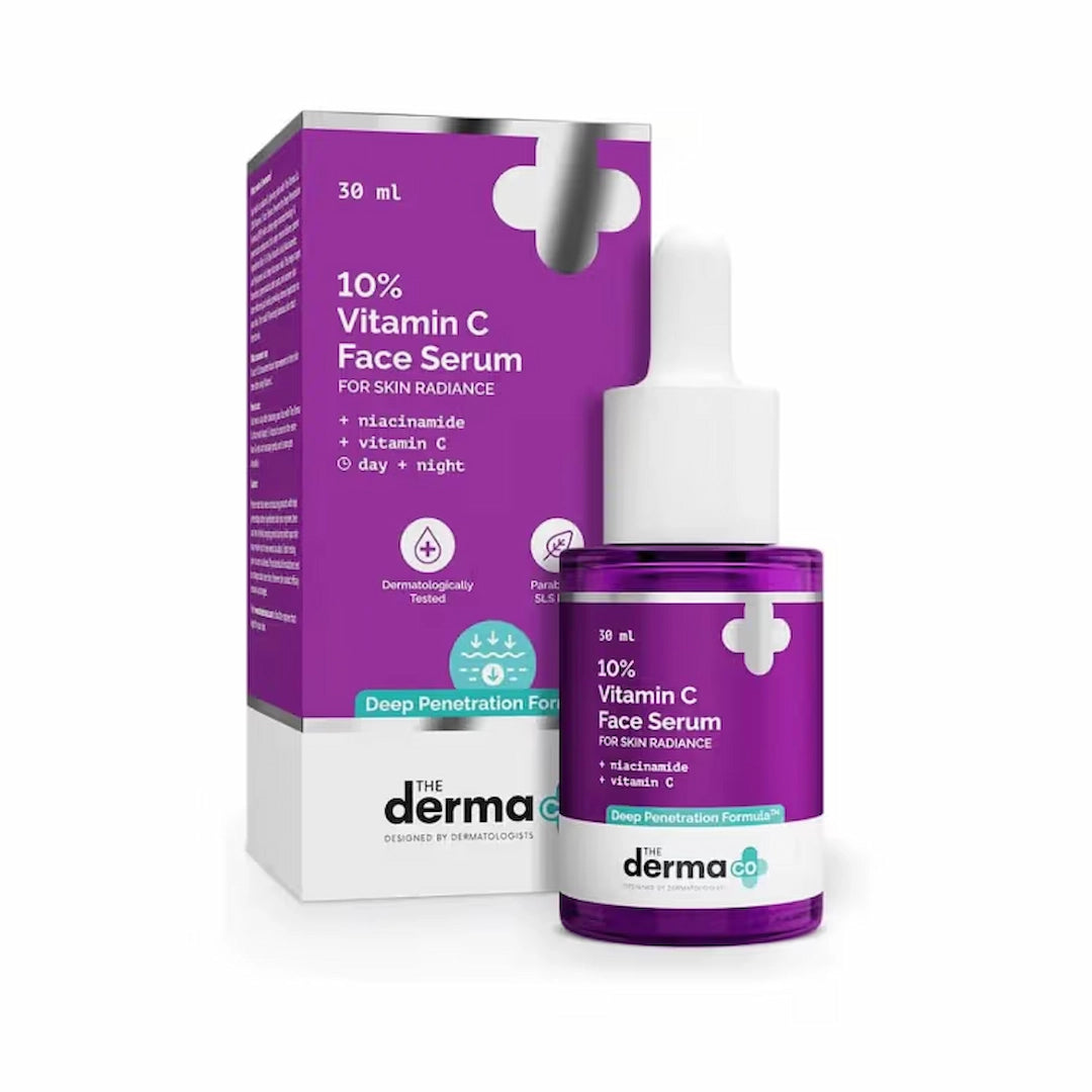 The Derma co 10% Vitamin C Face Serum for Skin Radiance 30ml