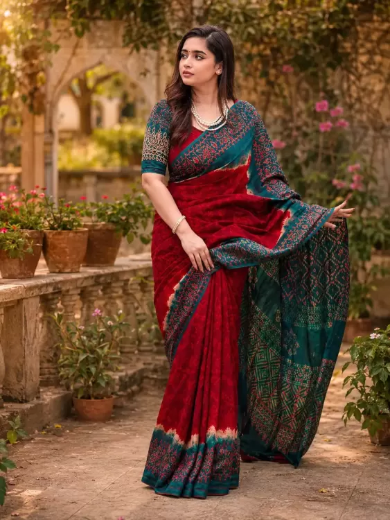 চান্দেরি সিল্ক শাড়ি-(প্রিমিয়াম)