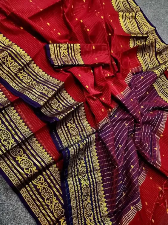 নীহারিকা- হাফ সিল্ক শাড়ি (প্রিমিয়াম) - photo 2