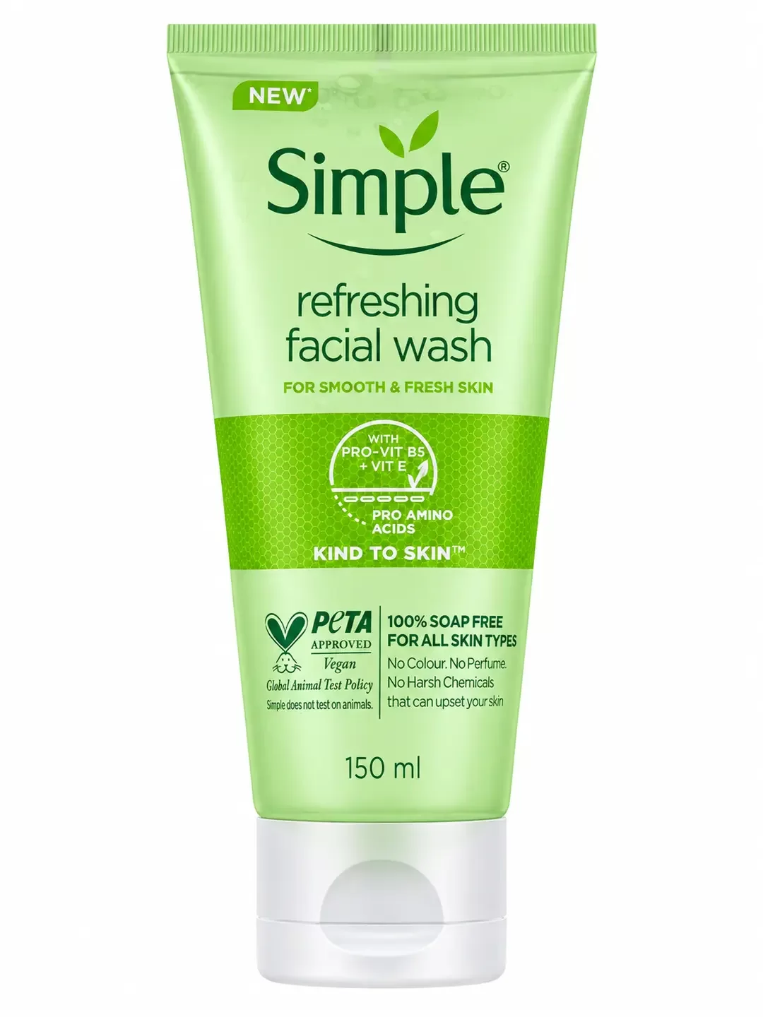 Simple Kind to Skin Refreshing Facial Gel Wash 150ml