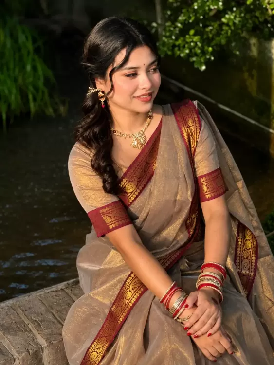 লামা-সিল্ক শাড়ি (প্রিমিয়াম) - photo 3
